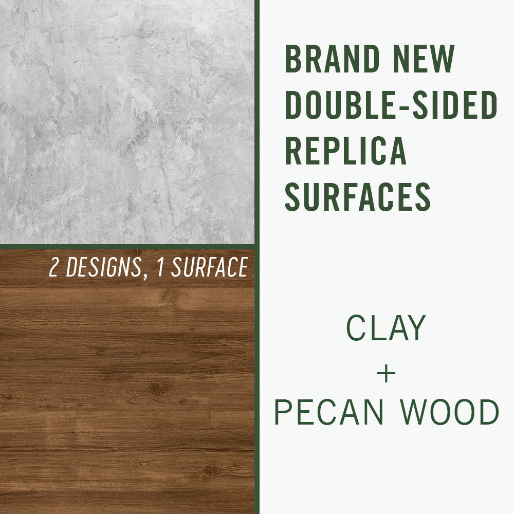 Clay/Pecan Wood - Replica Surfaces